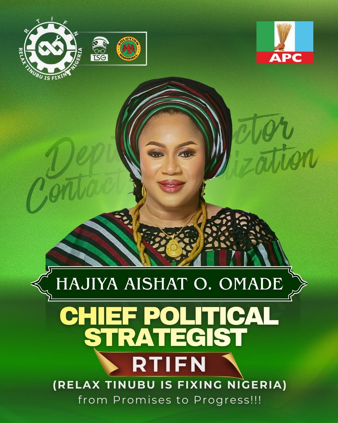 RTIFN Restructures Ahead of 2027, Elevates Aishat Oyiza Omade to Chief